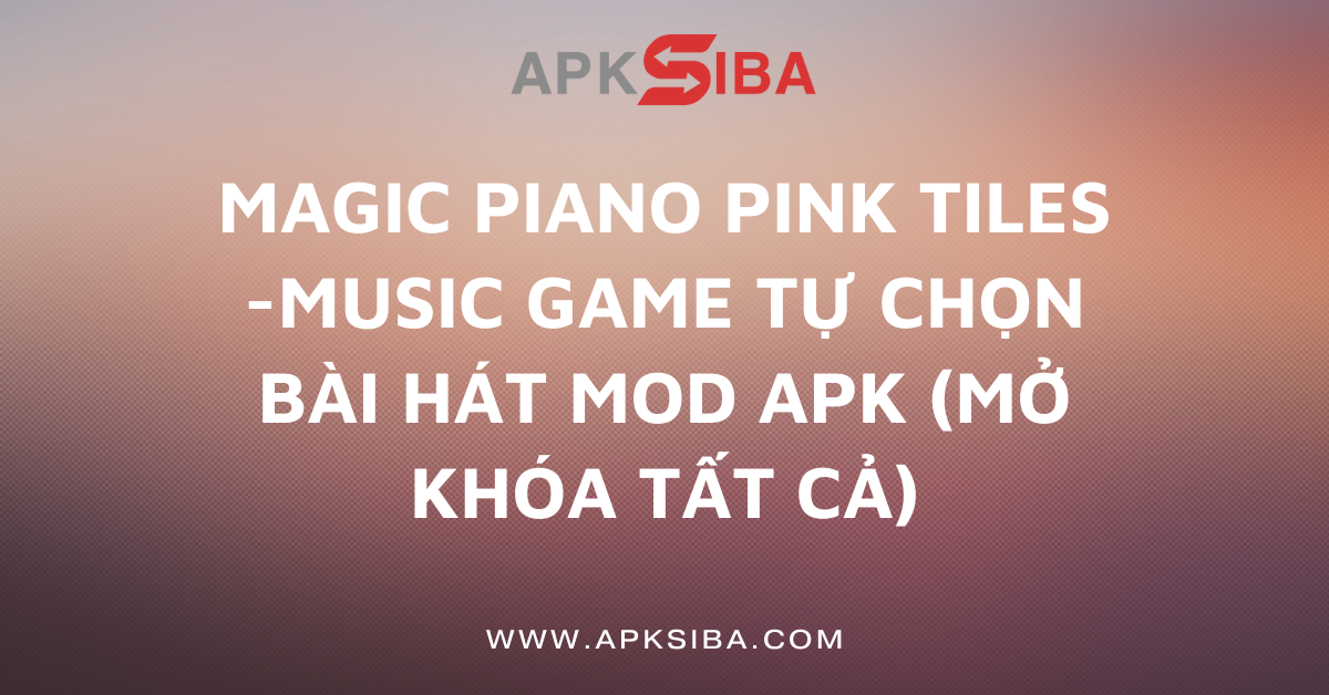 Magic Piano Pink Tiles - Music Game MOD APK